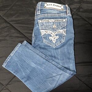 Rock Revival Women's Blue easy crop